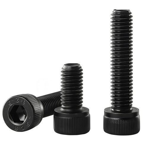 M10-1.5 x 25mm Socket Head Cap Screws, M10x1.5 Bolt,12.9 Grade Alloy Steel, Allen Socket Drive, Black Oxide Finish, Full Thread, Quantity 10 in Saudi Arabia