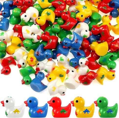 200 Pcs Breast Cancer Resin Ducks Bulk Breast Cancer Awareness Accessories Pink Ribbon Awareness Ducks for Public Charity Activities Supplies Event in Saudi Arabia