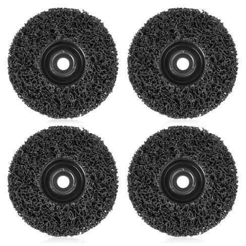 2 Pcs 0513041 4-1/2" Paint Eater Replacement Discs - Spun-Fiber Pads for Rotating Palm Sander, Remove Paint and Rust, Anti-Clog Design in Saudi Arabia