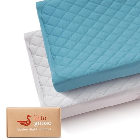 Quilted Changing Table Cover (2-Pack) Fitted Diaper Changing Pad Cover, Soft Breathable Ideal for Boys Girls (2-Pack) in Kuwait