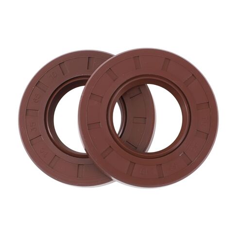 ختم الزيت العالمي TC ختم الختم ختم دوار عمود دوار 35 × 48 × 8 ملم الضغط العالي FKM Rubber Brown 2 PCS in Saudi Arabia