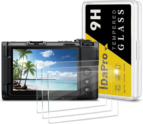 Screen Protector for Nikon ZR Cinema/RED Z Tempered Glass [3Pcs],9H,Anti-Scrach,Anti-Bubble,Easy Installation in Saudi Arabia