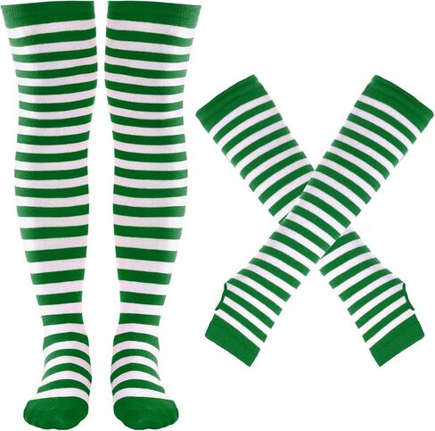 Tongcloud Arm Warmer Gloves(Fluorescent green and Black) in Saudi Arabia