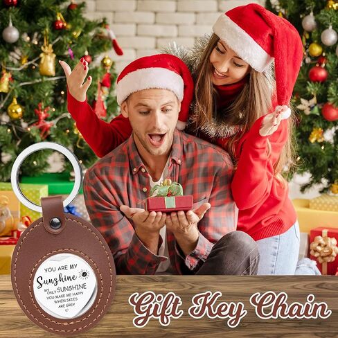 Heart Pocket Hug Token Keychains - Long Distance Have Hug Gifts Keepsake, Double Sided Stainless Steel with Leather Keychain in Saudi Arabia