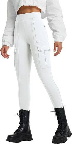 baleaf Women's Fleece Lined Pants Hiking Cargo Pants Pockets Water Resistant Thermal Warm Insulated Tights in Saudi Arabia