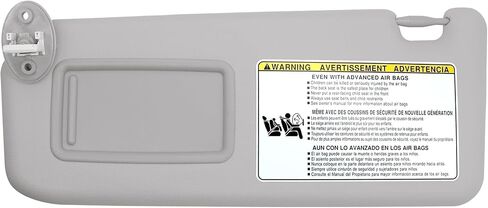 Driver Side Sun Visor Fit for Toyota RAV4 2014 2015 2016 2017 2018 Replace 74320-42595 Front Left | Sun Protection Shade | Makeup Mirror | Gray ﻿ in Saudi Arabia