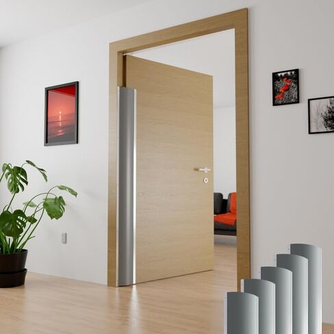 Door Finger Pinch Guard, Heavy Duty Child Safety Finger Protector for Door Hinges, Baby Proofing Jam Protector, Easy Install with Included Tape, Door Safety for Indoor/Outdoor, White, 1-Pack in Kuwait