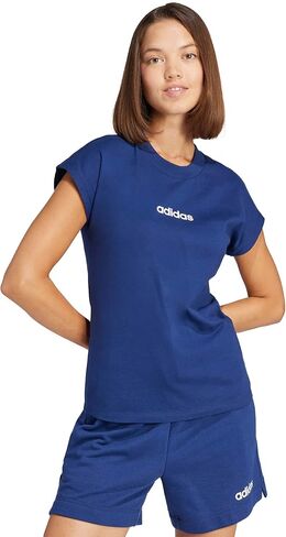 adidas Women's Essentials Linear Cotton T-Shirt in Saudi Arabia