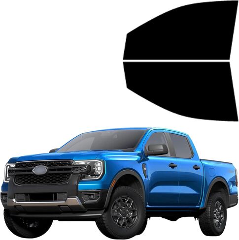 لون نافذة من السيراميك عالي المقاومة للحرارة مسبقًا لسيارة Ford Ranger 4 DR Truck 2024-2025 (35% الكل) in Saudi Arabia