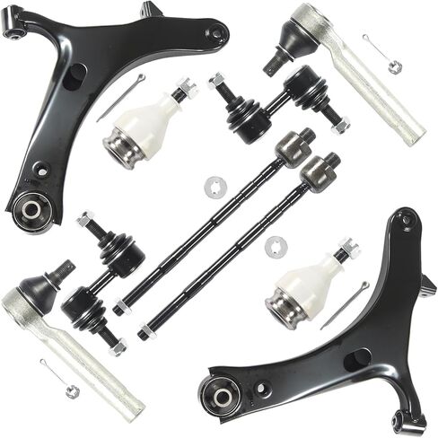 4PCS Front Lower Control Arm Fits 2016 2017 for Subaru Crosstrek, 2013 2014 2015 for XV Crosstrek Suspension Kit w/Ball Joint Sway Bar Stabilizer Link RK623560 RK623561 K750084 in Kuwait