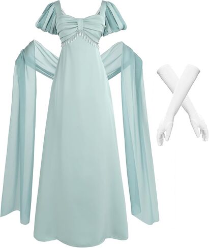 NSPSTT Regency Dresses for Women Victorian Ball Gown 1800s Regency Era Costume in Saudi Arabia