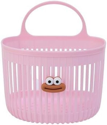 Pink & White Wall Mount Storage Baskets - 2-Pack Hanging Organizer Baskets for Kitchen, Pantry, Bathroom & Garage, Decorative Wall Pocket Shelves for Cabinet Door Storage (Set of 2) (white) in Saudi Arabia