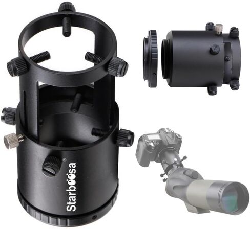 محول كاميرا Scope - متوافق مع GoPro Hero 9/10/11/12 - حامل خفيف الوزن مصنوع بالكامل من الألومنيوم مع مظلة مدمجة للتصوير في الهواء الطلق in Saudi Arabia