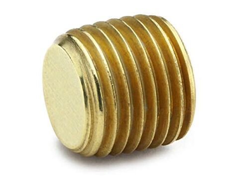 219P-12-PK20 CONTERSUNK HEX-HEAD PLUD PLUT FITTING ، 3/4 "خيط ذكر ، نحاس (حزمة 20) in Saudi Arabia