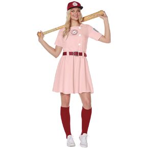 Spirit Halloween A League of Their Own Adult Rockford Peaches Costume | Officially Licensed | Peaches Uniform in Saudi Arabia