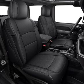 أغطية مقاعد AOMSAZTO مخصصة لسيارة Toyota RAV4 2019 2020 2021 2022 2023 2024 2025 LE XLE XLE Premium Limited، مجموعة كاملة من الجلد الصناعي باللون الأسود in Kuwait