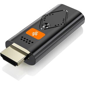 2025 ترقية محول دونجل العرض اللاسلكي Tongtion، جهاز إرسال محمول 4K HDMI Streaming، AirPlay/Miracast، واي فاي 5 جيجا هرتز | التوصيل والتشغيل للهواتف الذكية/الكمبيوتر/التلفزيون/جهاز العرض (التركيز) in Kuwait