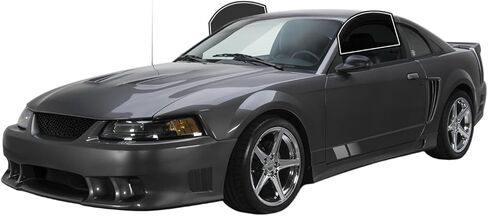 AUTOTEK مسبق القطع من جميع الجوانب، طبقة تظليل النوافذ للسيارات، حماية من أشعة الشمس، الخصوصية، طبقة زجاجية مضادة للكسر، أي مجموعة تظليل ملونة لفورد موستانج كوبيه 1999-2004 in Saudi Arabia