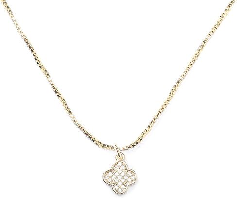 قلادة متقاطعة قلادة قلادة 14K مطلي سلسلة بذيئة الحد الأدنى البسيط الإله الصغير البسيط صلاة المجوهرات الدينية in Kuwait