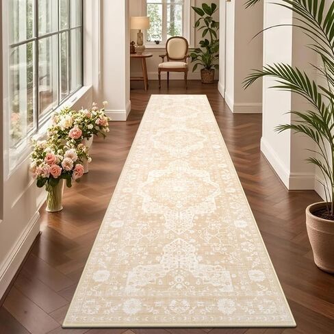 NESRT BOHO غرفة المعيشة سجادة 5x7 ، الصوف الناعم الصوف مساحة كبيرة سجاد قابلة للغسل غير قابلة للغسل ، كومة منخفضة سجادة رقيقة مطبوعة لغرفة غرفة النوم مكتب الغسيل ، ديكور المنطقة الرجعية (الوردي) in Saudi Arabia