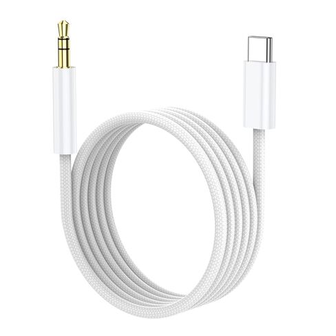 كابل USB C إلى 3.5 ملم صوت Aux Jack (3.3ft 2-Pack)، سلك Aux لهاتف iPhone 17/16/15، سلك ستيريو للسيارة من النوع C إلى 3.5 ملم متوافق مع iPhone 17/16/15، SMSUNG Galaxy S25 S24 S23 S22 Note، بكسل in Kuwait