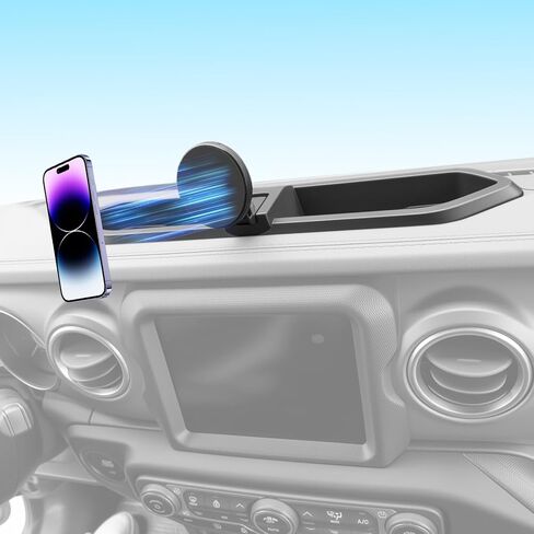 Metal Magnetic Phone Mount Holder for 2010-2024 Toyota 4Runner Strong Magnet Dash Cell Phone Cradles Adjustable Phone Stand Accessories for MagSafe All Smartphone(Classic Version) in Saudi Arabia