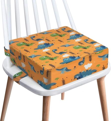 Toddler Booster Seat for Dining Table, 4inch Toddler Cushion, Portable Booster Seats Baby, Adjustable Kids Chair Heightening Booster, Washable Chair Seat Pad Mat for Kids -Pink in Saudi Arabia