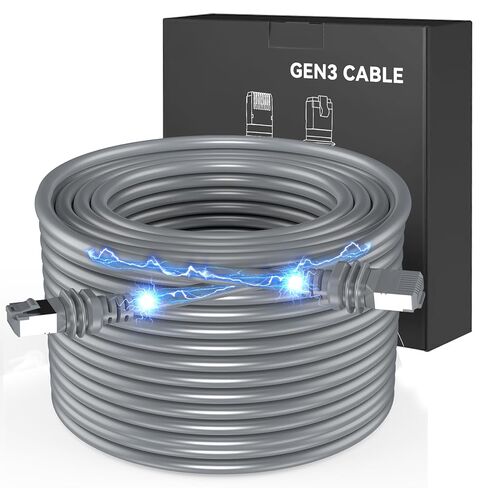 كابل Starlink Gen 3 لـ Starlink Standard V3، كابل تمديد بديل مقاوم للماء للأقمار الصناعية Starlink Standard Generation 3 75FT in Saudi Arabia