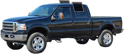 AUTOTEK Precut Windows Tint Film All Sides Cars Sun Blocking Protection Privacy Anti Shatter Glass 2 Ply Film 20% Tint Shade kit for Ford F250 Crew Cab 1999-2007 in Saudi Arabia