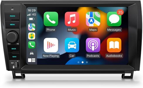 XTRONS Android 14 Car Stereo for Toyota Tacoma 2005-2013, 9 Inch IPS Touch Screen Head Unit GPS Navigation Bluetooth Built-in DSP Support CarPlay Android Auto 4G LTE Backup Camera (4+64G) in Saudi Arabia