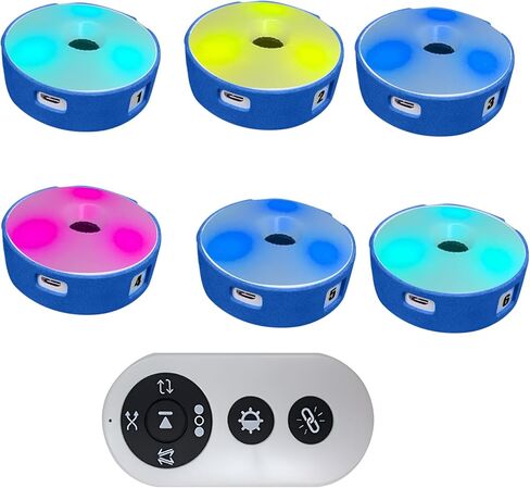 Sports Agility Light, 3Pcs Agility Training Light, USB Charging, Lasts 10 Hours, 10cm Height Sensing Distance, 4 Light Colors, 4 Modes, 270 Degree Viewable Angle Improve Reflex, Sports Agility in Saudi Arabia