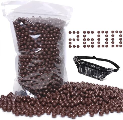 Clay Slingshot Ammo, Biodegradable Clay Sling Shot Ammo Ball 3/8 Inch for Hunting and Target Practice，1200g, 1100pcs in Saudi Arabia