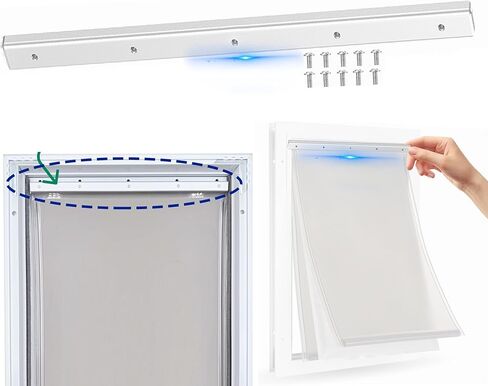 1 PCS Medium Metal Replacement Bracket for PetSafe Dog Door Replacement Flaps PAC11-11038 - Aluminium Alloy Dog Door Flap Bracket - Easy Installation with Screws in Kuwait