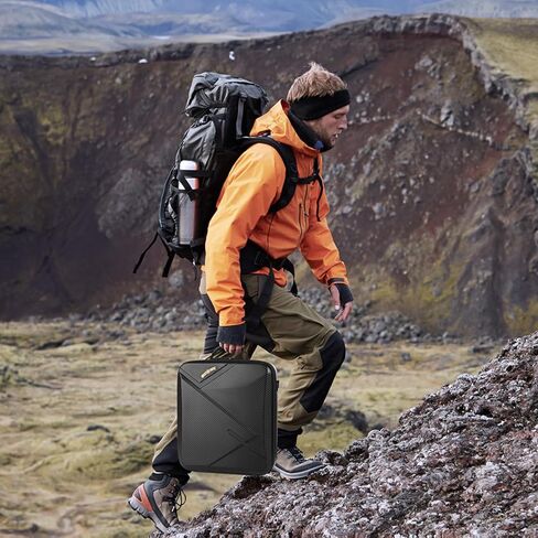 Starlink Mini Case for RV Camping,Travel,Carrying|Waterproof EVA Hard Shell Travel Bag with Shoulder Strap, Custom Storage for Starlink Mini Accessories in Kuwait