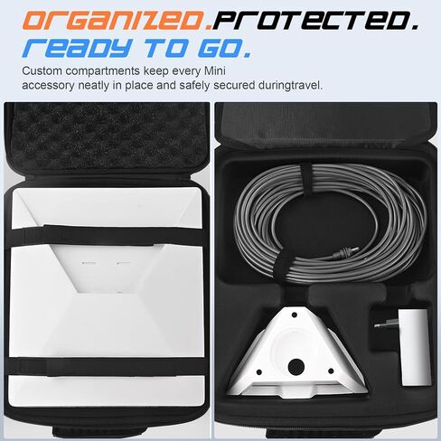 Starlink Mini Case for RV Camping,Travel,Carrying|Waterproof EVA Hard Shell Travel Bag with Shoulder Strap, Custom Storage for Starlink Mini Accessories in Kuwait