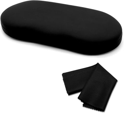 Double Eyeglasses Case Hard Shell Dual Sunglasses Organizer with Magnetic Closure Travel Eyewear Storage for Vehicle Homeuse in Saudi Arabia