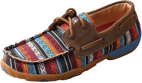 Twisted X Women's Boat Shoe Driving Moc, Dust, 7(M) in Saudi Arabia