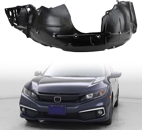 Front Fender Liner Set Fits for 2014-2016 Toyota Corolla Front Driver & Passenger Side Replacement for TO1249178 TO1248178 5387602480 5387502460(2 Pcs) in Saudi Arabia