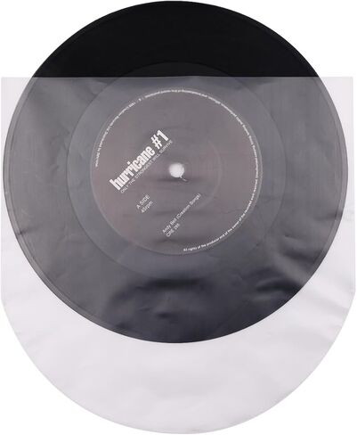10-Inch Record Inner Sleeves (100 Packs) - Round Bottom Anti-Static Plastic Sleeves for 78 RPM Vinyl, Translucent HDPE Material in Saudi Arabia