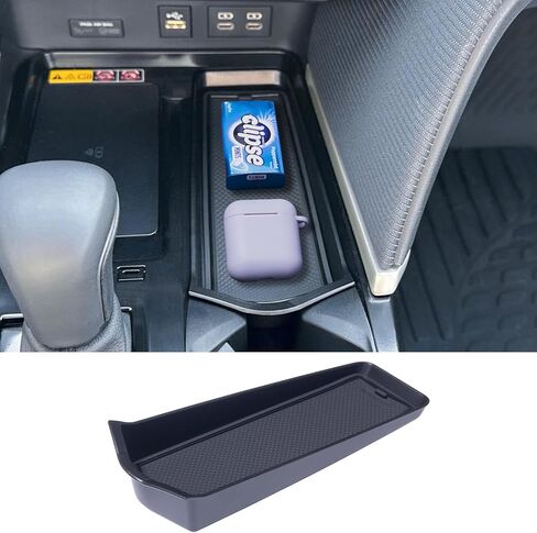 TOPINSTALL TPE Anti-Slip Cup Holder Insert Compatible with 2025 2026 Toyota Camry (XSE/XLE/SE/LE), Center Console Shock-Absorbing Cup Holder Drink Organizer for 9th Gen Camry Interior Accessory Black in Saudi Arabia