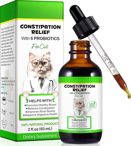 Cat Constipation Relief Cat Laxative Constipation Relief for Cats Stool Softeners Cat Probiotics for Indoor Cats Promotes Digestive Health in Kuwait