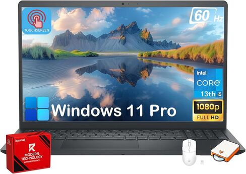 Dell Inspiron 15 3530 Touchscreen Laptop Computer for Business & Student, 32GB RAM, 1TB SSD, Win 11 Pro, Intel 10-Core i5-1334U, 15.6" WVA LED FHD Anti-Glare Display, AI Copilot, w/Accessories in Saudi Arabia