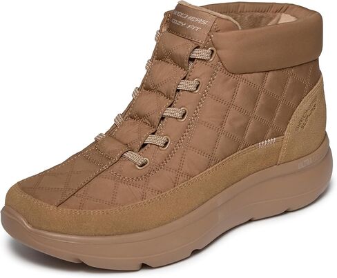 حذاء نسائي من Skechers سهل الارتداء بدون استخدام اليدين أثناء التنقل Encore مصنوع من النايلون المبطن Chugga للكاحل in Kuwait