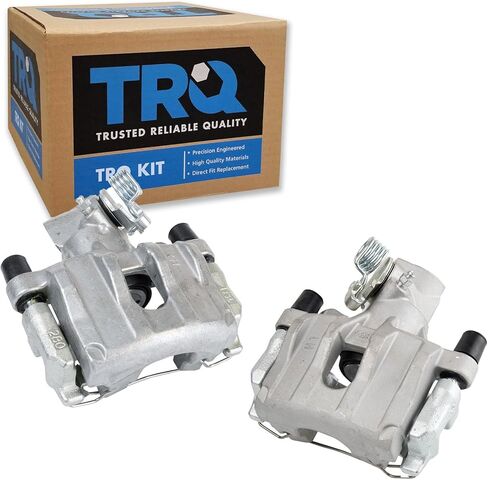 TRQ Rear Brake Caliper Set Compatible with 2004-2008 Mazda 3 in Saudi Arabia