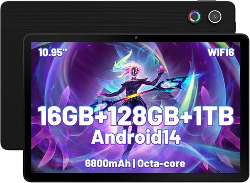 تابلت Gleeso، أحدث جهاز لوحي Android 15 مقاس 10 بوصة، 8 النواة، 20 جيجابايت + 64 جيجابايت + 1 تيرابايت TF، كاميرا مزدوجة، Widevine L1، معرف الوجه، بطارية 5000 مللي أمبير، واي فاي 6، BT 5.4، أجهزة لوحية 2 في 1 مع حافظة واقية لقلم لوحة المفاتيح والماوس in Kuwait