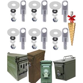 Ammo can Lock kit Metal Ammo Box Locking Hardware case Lock for 50 Cal, Fat 50, 30 Cal, 20 mm, 40 mm in Saudi Arabia