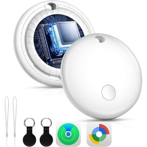 حزمة Air Tracker Tag-2 لنظام Android/iOS - [معتمد من Apple MFi] تعمل علامات Bluetooth Air الذكية مع تطبيق Apple Find My/Find Hub - مكتشفات المفاتيح - محدد موقع العناصر للمفاتيح/الحقائب/حقائب السفر/الأمتعة in Saudi Arabia