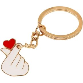 Finger Heart Keychain – Romantic and Cute Valentine’s Day Gift – Korean Finger Heart Design for Loved Ones in Kuwait