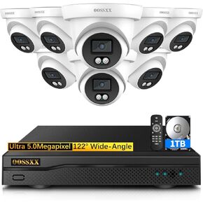 (5.0 ميجابكسل دقة عالية الوضوح) نظام كاميرا أمان سلكي، قبة خارجية، كامارا، كاميرات مراقبة فيديو داخلية، كاميرا CCTV، نظام أمان منزلي، أدوات مراقبة خارجية DVR in Kuwait