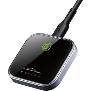 محول Carplay اللاسلكي لهاتف iPhone، Mavlou 2025 أحدث ترقية Carplay Dongle، تحويل سريع ثابت سلكي إلى CarPlay لاسلكي، توصيل وتشغيل ترقية OTA، لهاتف iPhone iOS 10+ والسيارات مع CarPlay السلكي in Kuwait